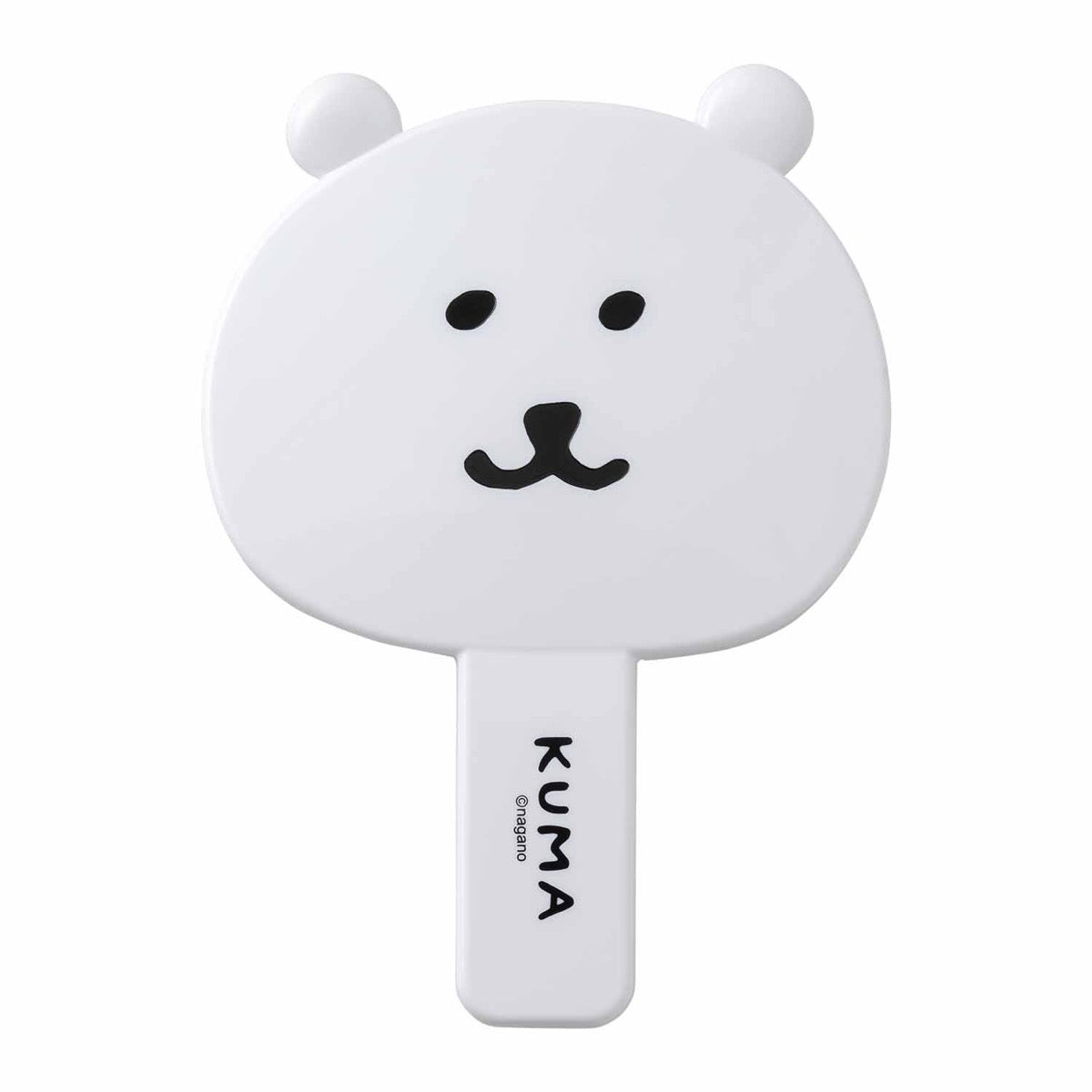 長野市場剪切手工磨坊主（kuma） ナガノマーケット ダイカットハンドミラー（くま）