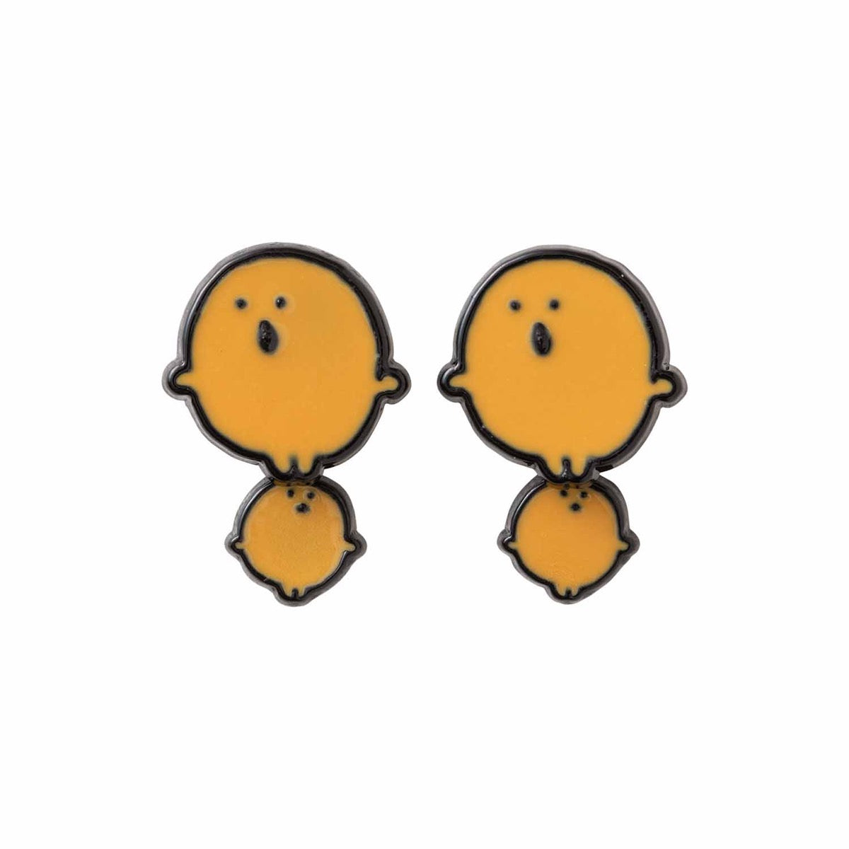 長野市場Yura Yura耳環（鼴鼠炸丸子） ナガノマーケット ゆらゆらピアス（もぐらコロッケ）