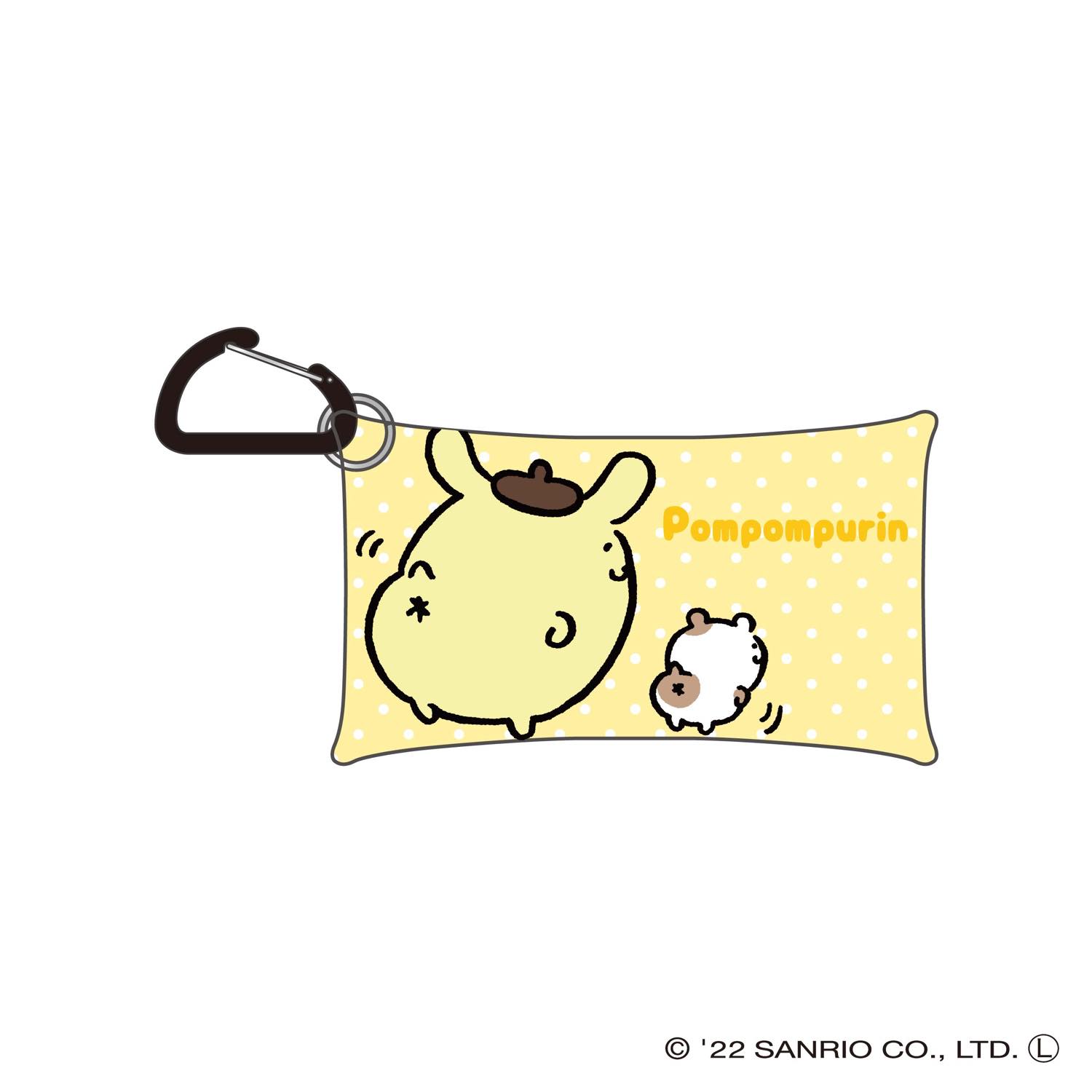 長野 x 三麗鷗角色 清除多病例S（龐培蛋白） ナガノ×サンリオキャラクターズ クリアマルチケースS（ポムポムプリン）