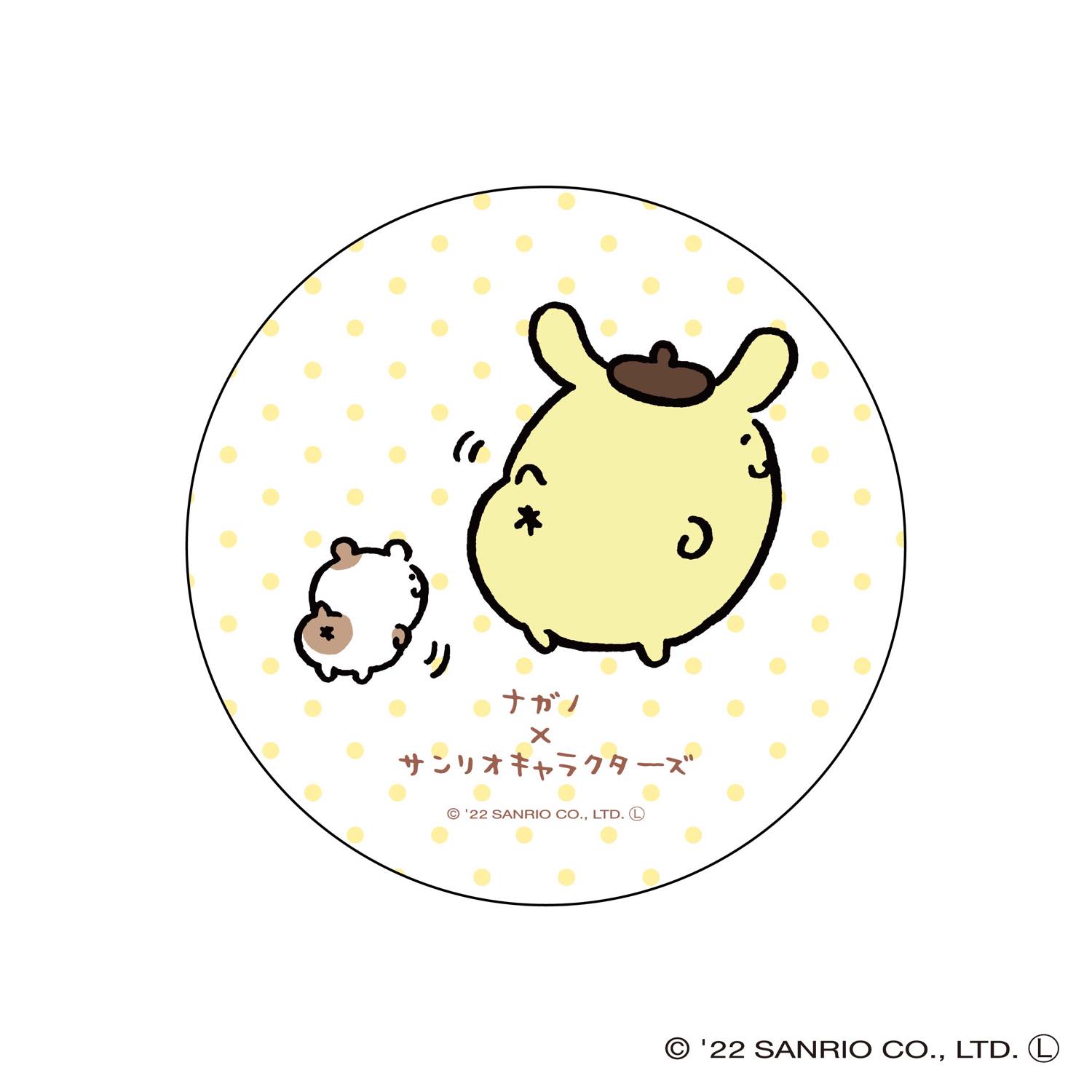 長野 x 三麗鷗角色 水 – 吸收過山車（蓬鬆蛋白） ナガノ×サンリオキャラクターズ 吸水コースター（ポムポムプリン）