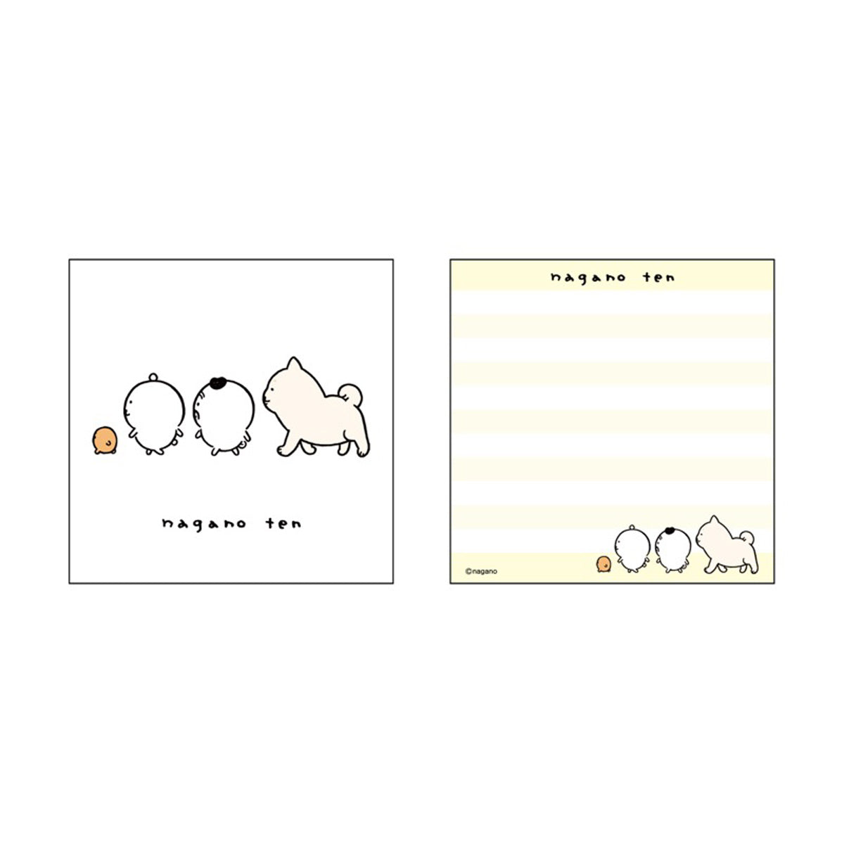 長野角色 長野展覽 備忘錄（行）長野熊） ナガノキャラクターズ ナガノ展 メモパッド（整列ナガノのくま）
