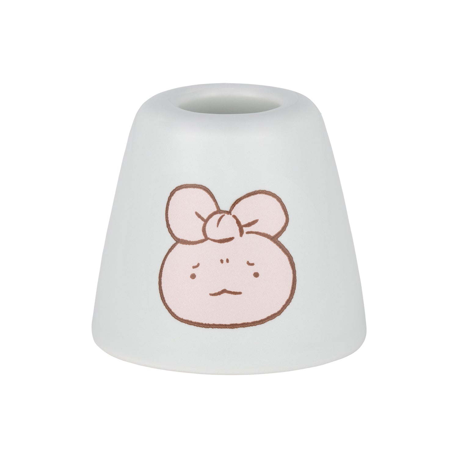 小白虎與黑虎蝦 筆和牙刷支架（兔兔醫生） ホワイトタイガーとブラックタイガー ペン＆歯ブラシスタンド（うさぎ先生）