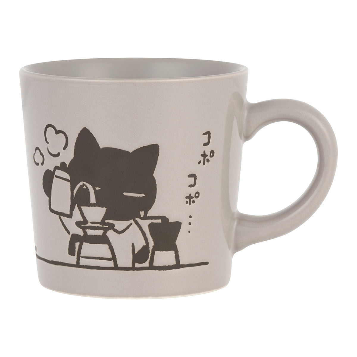 小白虎與黑虎蝦 馬克杯 (Black Cat Master) ホワイトタイガーとブラックタイガー オトナな撥水マグカップ（マスター）