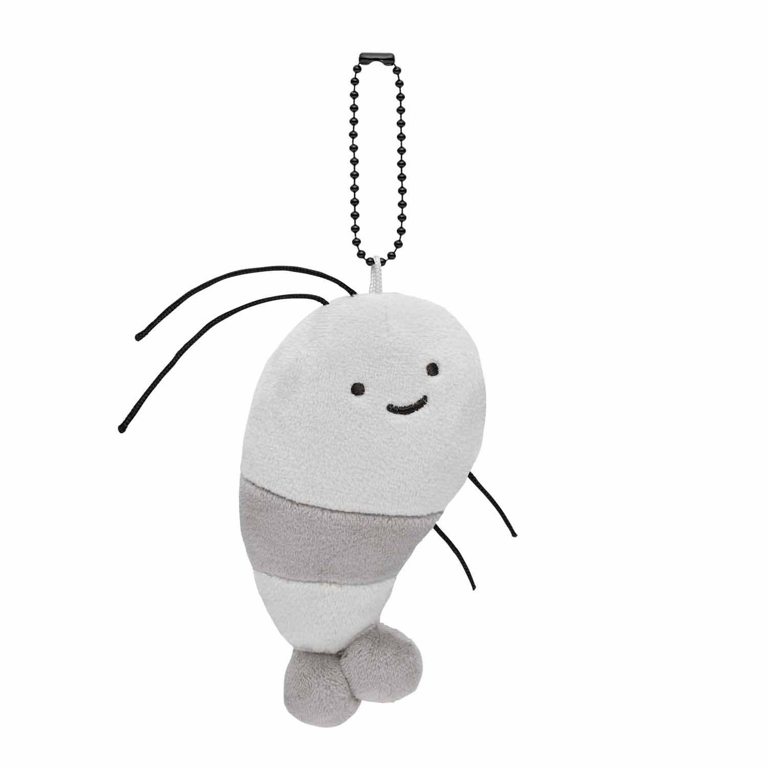 小白虎與黑虎蝦  吊飾（黑虎蝦） ホワイトタイガーとブラックタイガー  マスコット（ブラックタイガー）