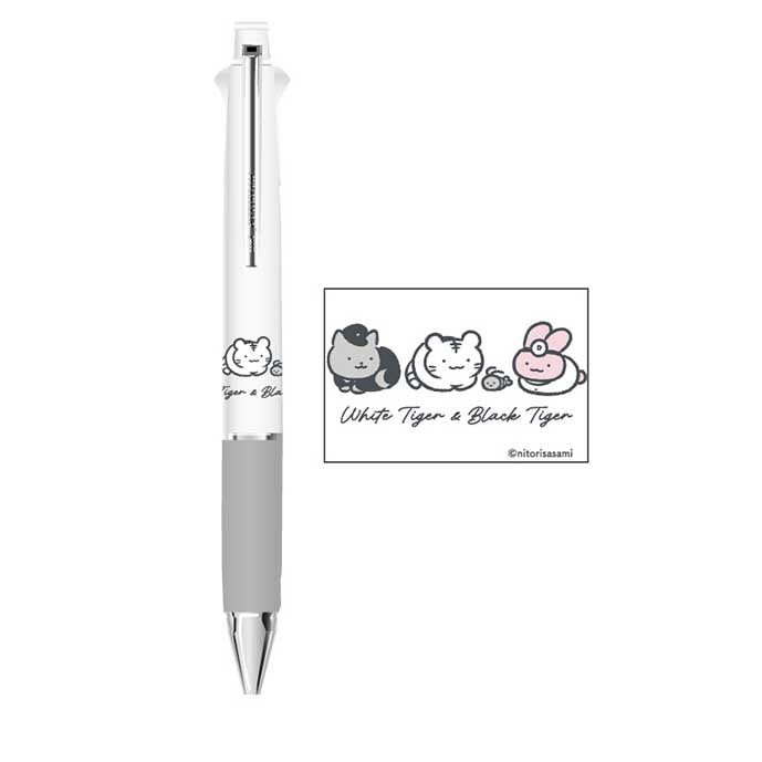 小白虎與黑虎蝦 圓珠筆① ホワイトタイガーとブラックタイガー ジェットストリーム①