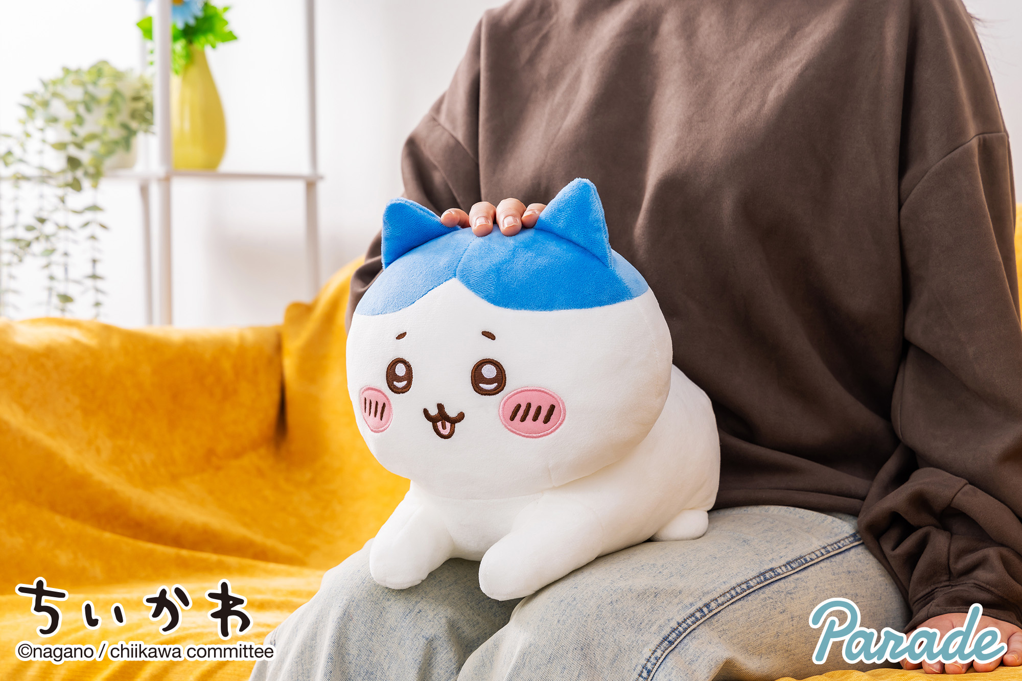 【娃娃機4月景品】ちいかわ スフィンクスなハチワレBIGぬいぐるみ chiikawa_sphinx_hachiware_big_stuffed_toy