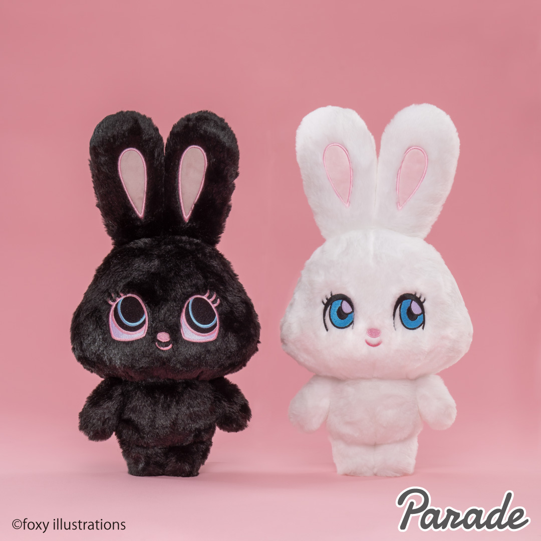 【娃娃機12月景品】foxy illustrations BUNNY BIGぬいぐるみ