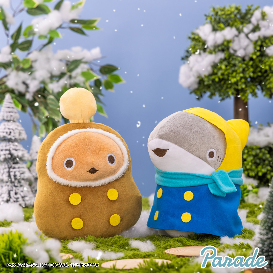 【娃娃機12月景品】おでかけ子ザメ 冬のよそおいBIGぬいぐるみ