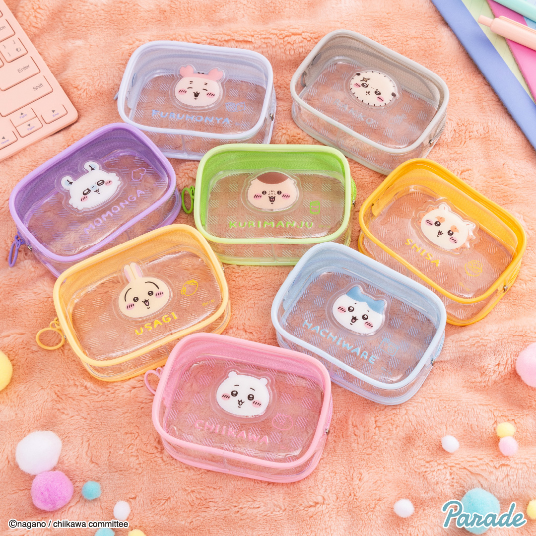 【娃娃機5月景品】ちいかわ ぷっくりクリアミニポーチ