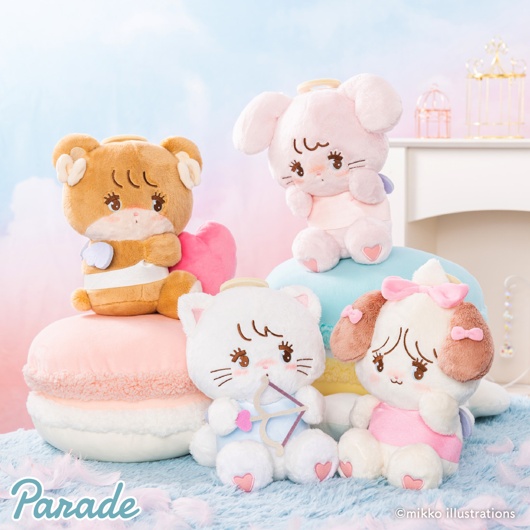 【娃娃機3月景品】mikko characters 天使ちゃんぬいぐるみ