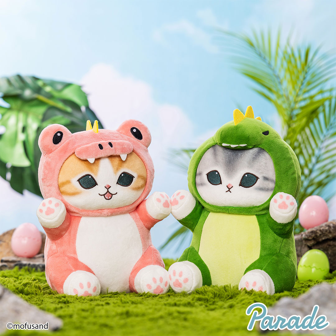 【娃娃機4月景品】mofusand かいじゅうにゃんBIGぬいぐるみ