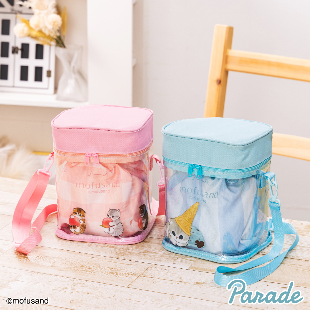 【娃娃機4月景品】mofusand 巾着付きショルダーバッグ