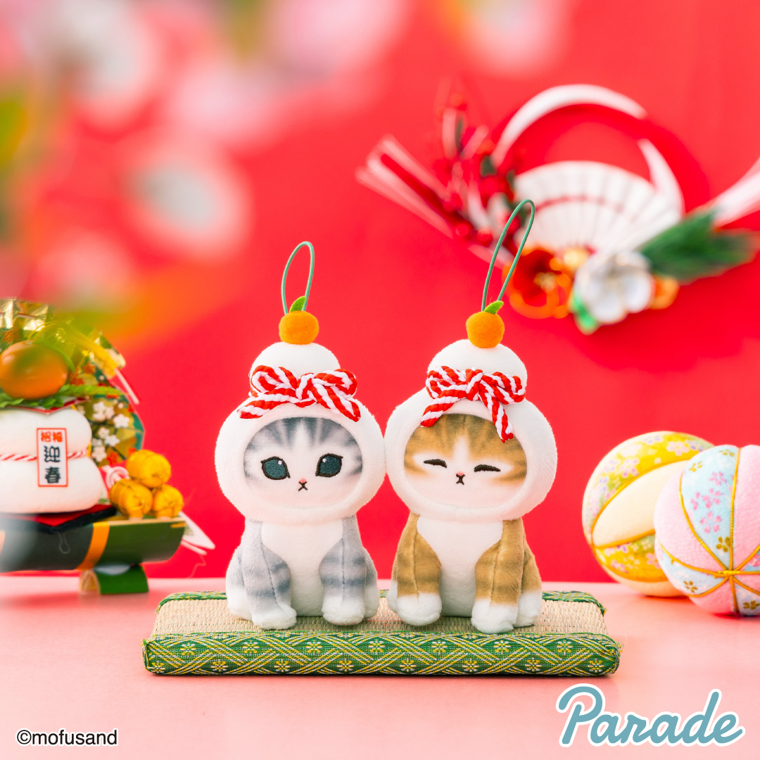 【娃娃機10月景品】mofusand  鏡餅にゃんマスコット mofusand_mochunyan-_mascot