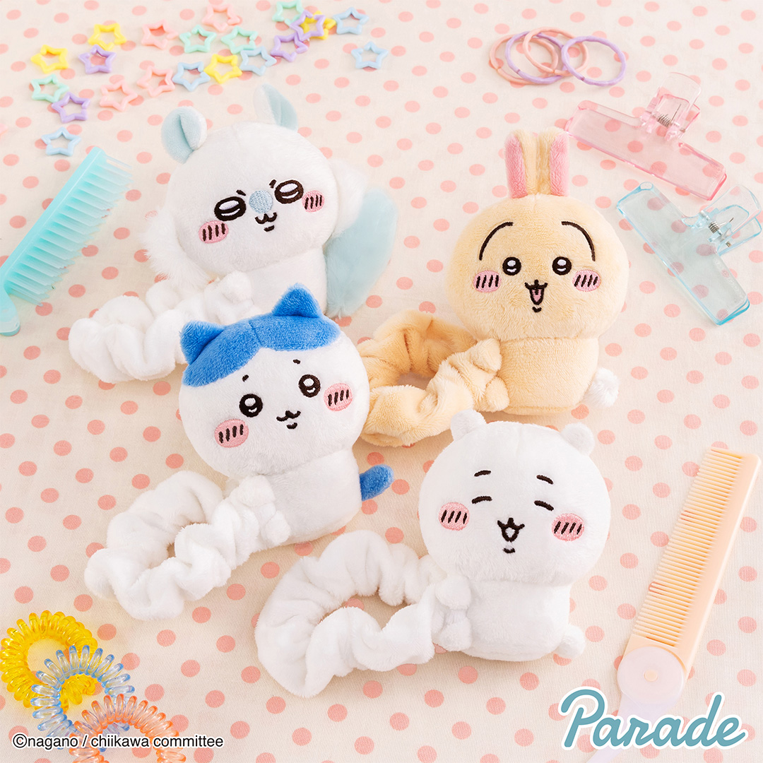 【娃娃機6月景品】ちいかわ ぬいぐるみシュシュ